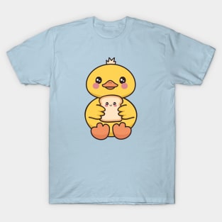 Cute Duck Eating Bread T-Shirt